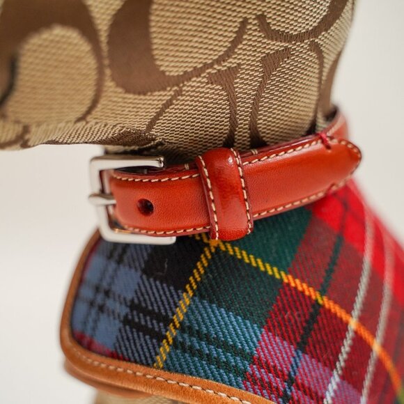 Rare 90's Coach Stuffed Monogram Dog - Picture 6 of 9